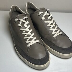 ECCO Fluidform Mens Size EU46 US13 Brown Leather Fashion Sneakers Comfort Shoes‎